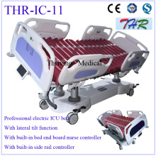 Lateral tilt electric ICU bed